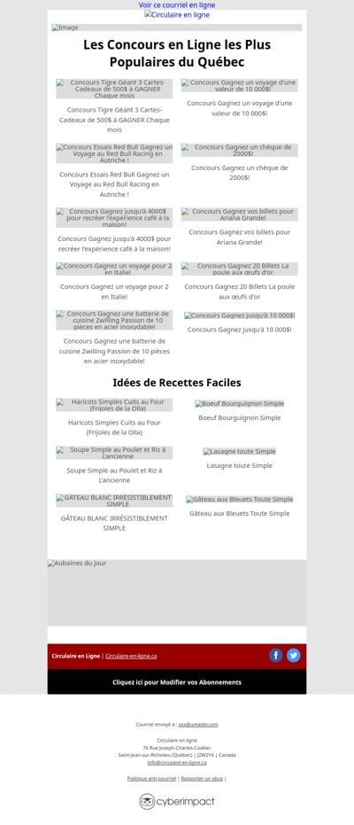 Maxi Costco Super C IGA Metro Rossy Walmart Tigre Géant Jean Coutu