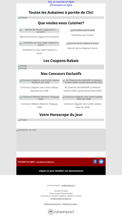 Toutes les Circulaires du 16 au 22 Avril 2026