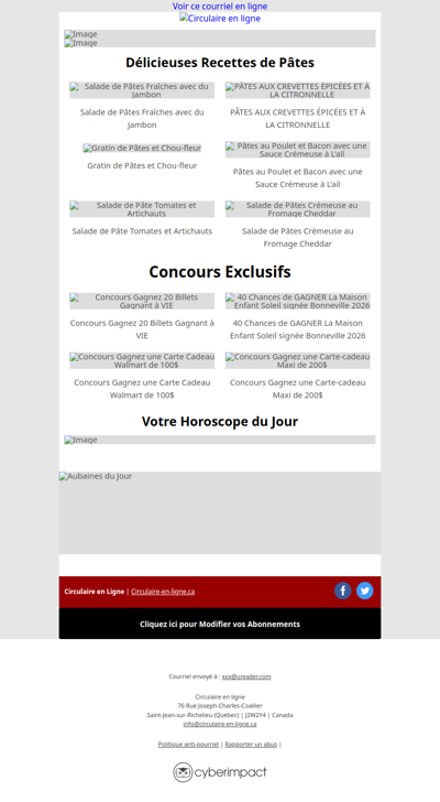 Toutes les Circulaires du Québec sont ici !