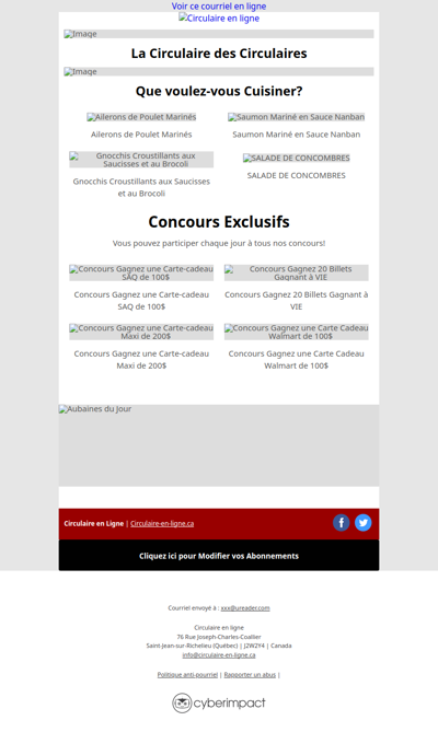 Walmart Tigre Géant IGA Metro Super C Uniprix Canac