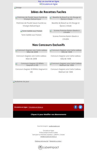 Maxi Costco Super C IGA Metro Rossy Walmart Tigre Géant Jean Coutu