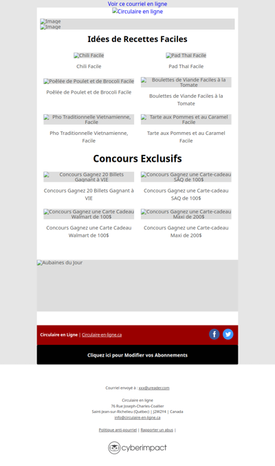 Nouvelles Circulaires du 30 Avril au 6 Mai 2026