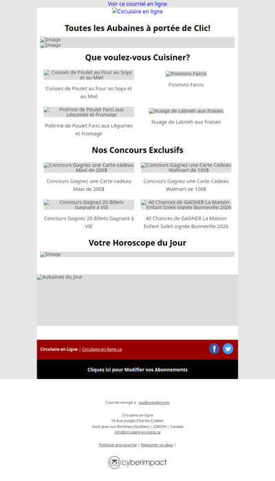 Toutes les Circulaires du 30 Avril au 6 Mai 2026