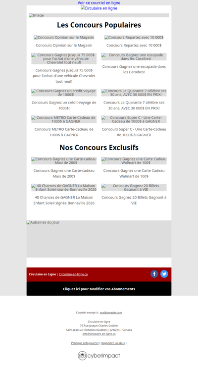 Concours Carte-Cadeau Jean Coutu de 1000$ à Gagner