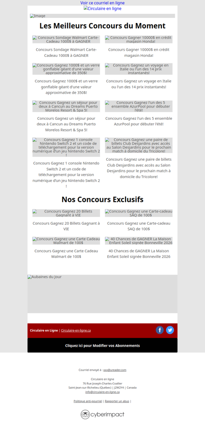 Concours Gagnez une Carte-Cadeau Maxi de 200$