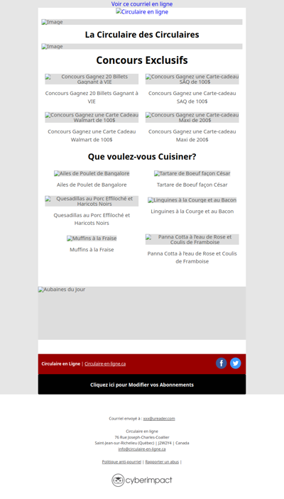 Maxi Costco Super C IGA Metro Rossy Walmart Tigre Géant Jean Coutu