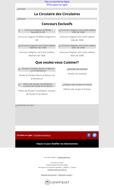Maxi Costco Super C IGA Metro Rossy Walmart Tigre Géant Jean Coutu