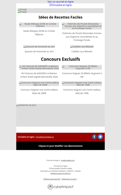 Nouvelles Circulaires du 14 Mai au 20 Mai 2026