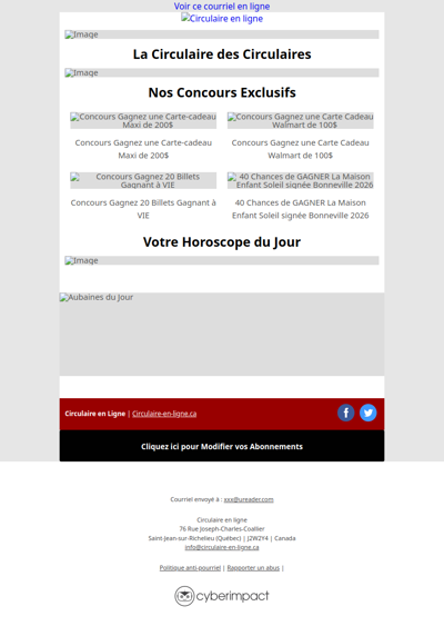 Toutes les Circulaires du 14 au 20 Mai 2026