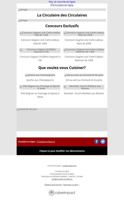 Maxi Costco Super C IGA Metro Rossy Walmart Tigre Géant Jean Coutu