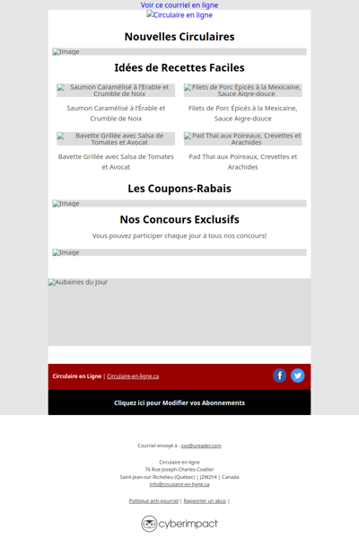 Nouvelles Circulaires du 4 au 10 Juin 2026