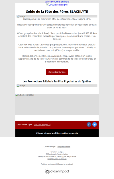 Solde de la Fête des Pères BLACKLYTE 🤩