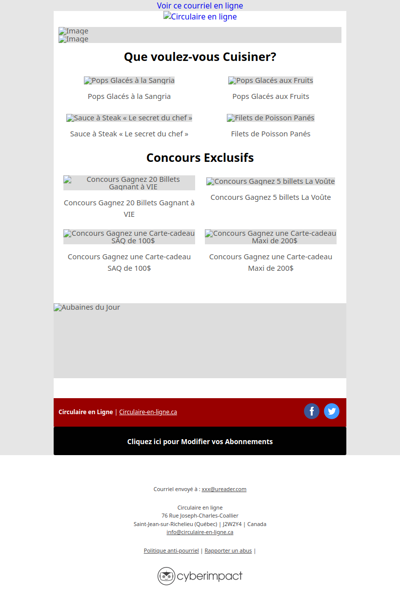 Maxi Costco Super C IGA Metro Rossy Walmart Tigre Géant Jean Coutu