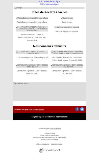Maxi Costco Super C IGA Metro Rossy Walmart Tigre Géant Jean Coutu