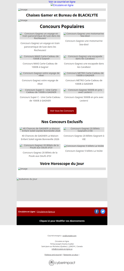 Toutes les Circulaires du 2 au 8 Juillet 2026
