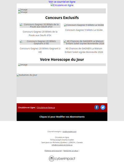 Toutes Les Circulaires du Québec sont ici !