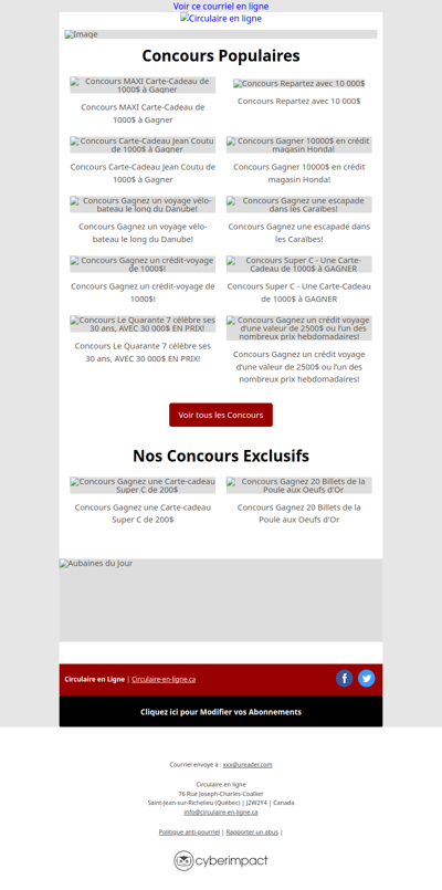 Concours Gagnez 5 billets La Voûte 🤩
