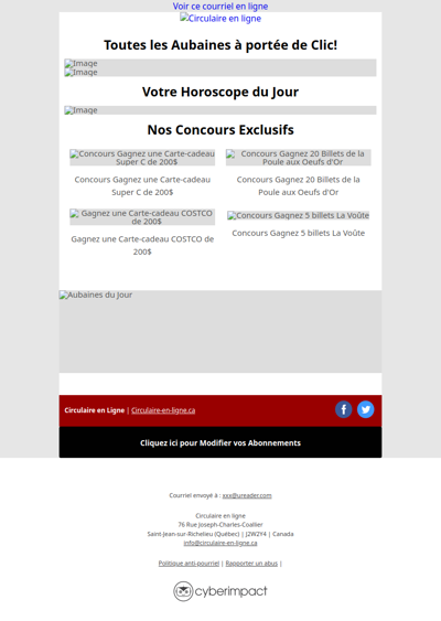 Toutes les Circulaires du 23 au 29 Juillet 2026