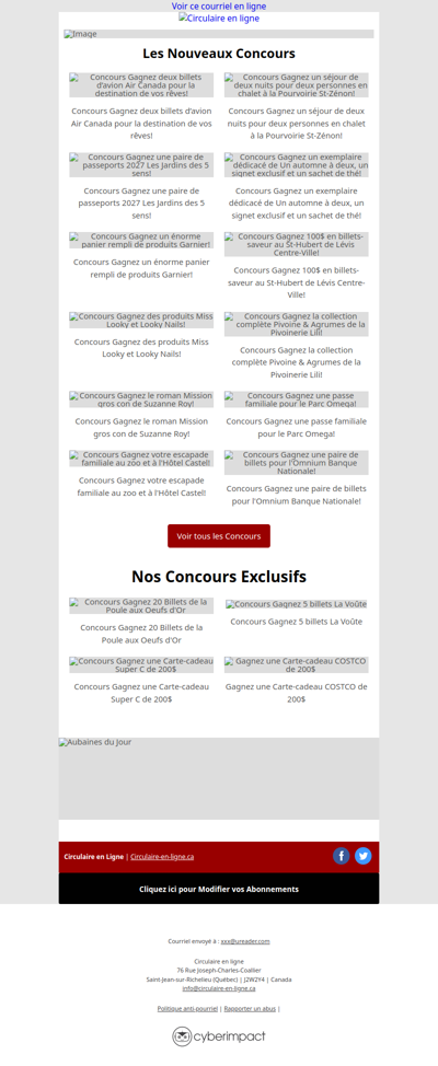 Gagnez vos Laissez-Passer pour Cigale 😎