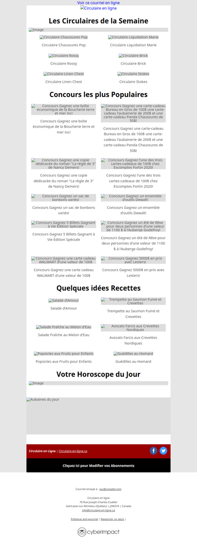 Les Meilleures Aubaines de la Semaine