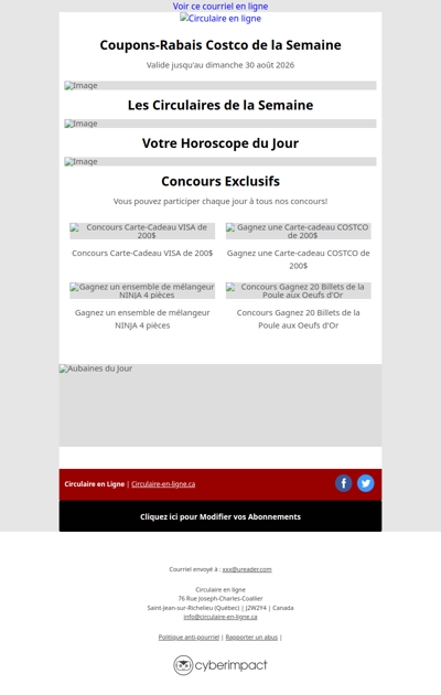 Coupons-Rabais Costco de la Semaine 🤩