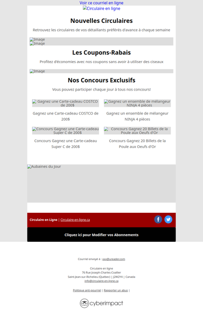 Nouvelles Circulaires du 27 Août au 2 Septembre 2026