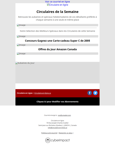 Maxi Costco Super C IGA Metro Rossy Walmart Tigre Géant Jean Coutu