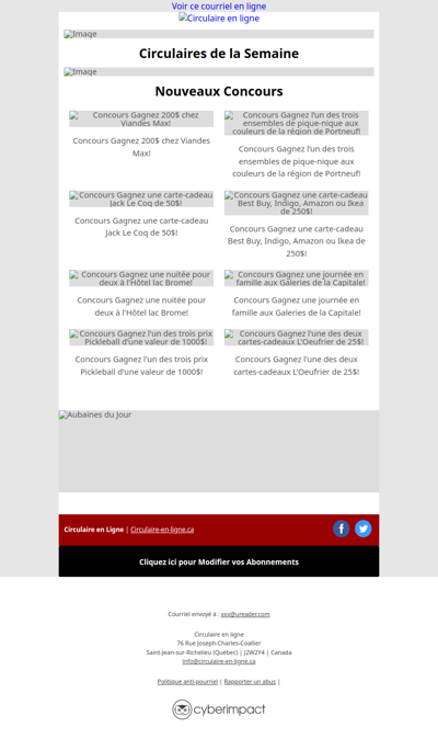 La Circulaire des Circulaires - Semaine Prochaine