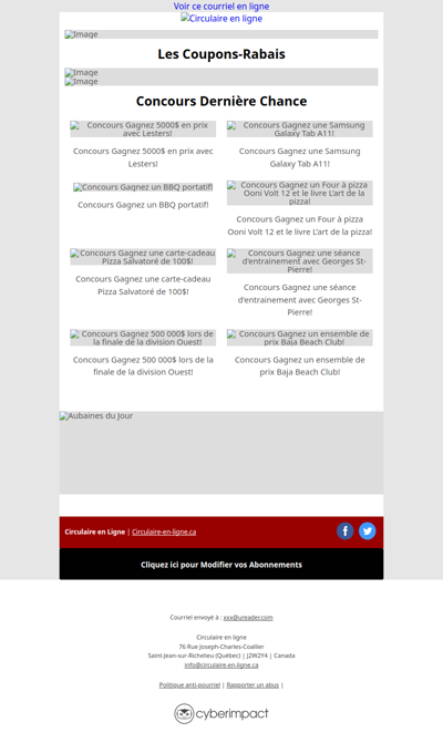 Toutes Les Circulaires du Québec sont ici !