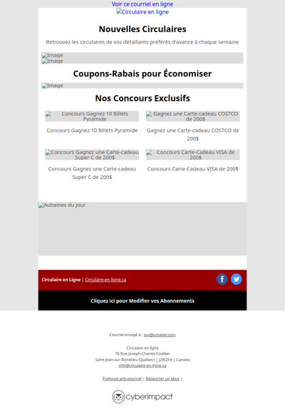 Nouvelles Circulaires du 17 au 23 Septembre 2026