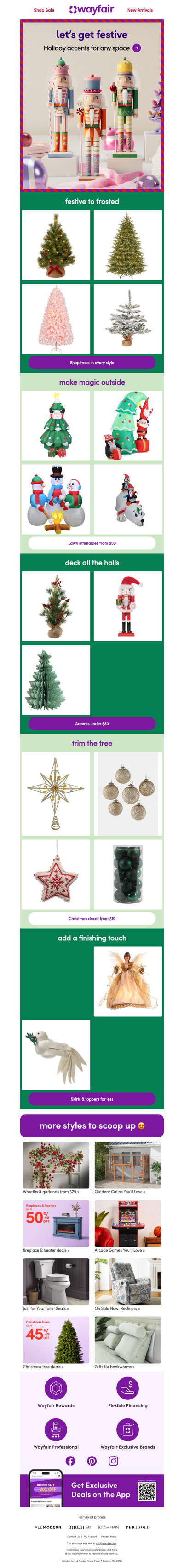 HOLIDAY PICKS FOR EVERY SPACE