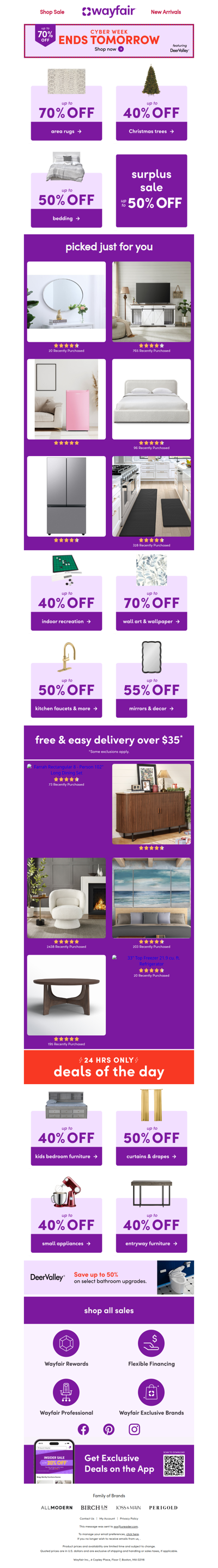 ⌛️ CYBER WEEK 📅 ENDS DEC. 7 ⌛️