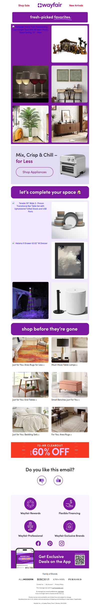 The COAT RACKS AND HOOKS we can barely keep in stock