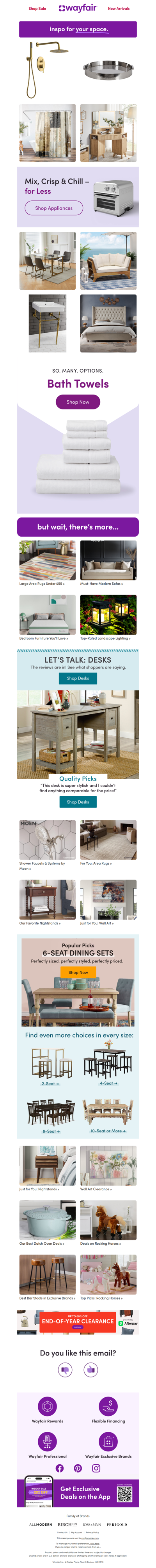 Shower Faucets & Systems. Just. Hit. Your. Inbox.