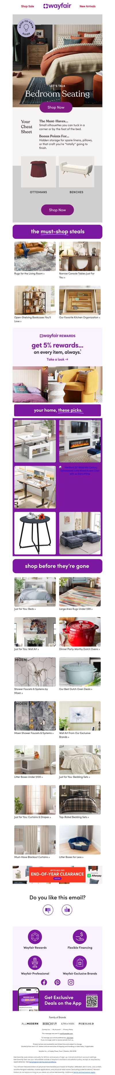 Bedroom seating 101 📚