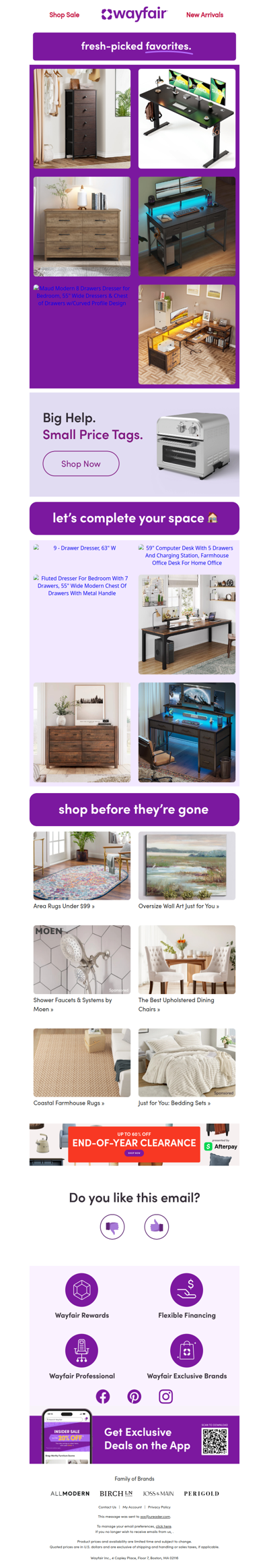 DRESSERS & CHESTS we see selling out (!)