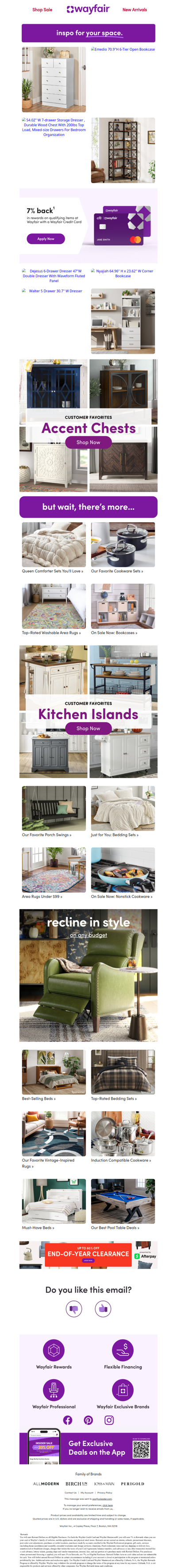 The dressers & chests inside 🙌