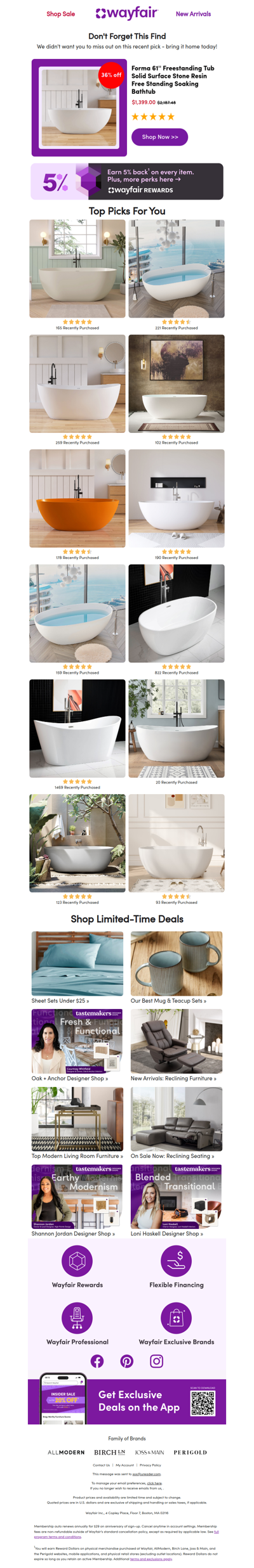 Your tub search is over!