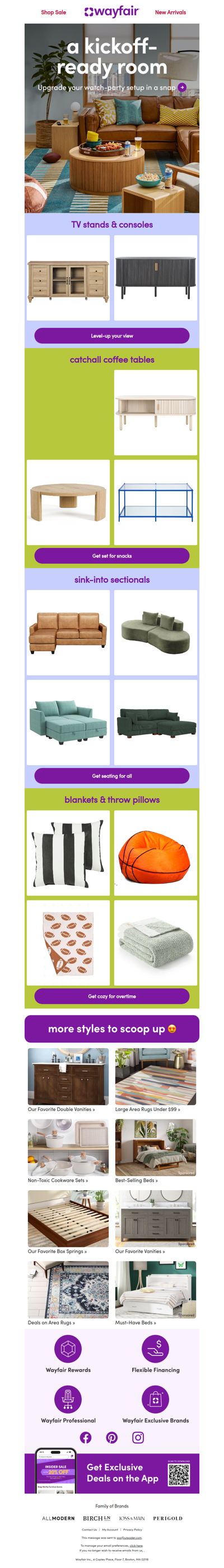 Your watch-party setup = DONE 🏈