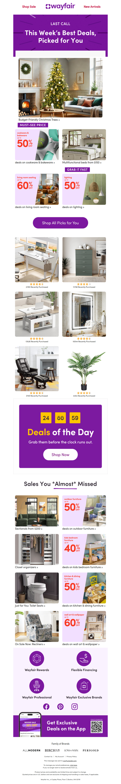 CHRISTMAS TREES *on sale.* Instant savings, endless options!️