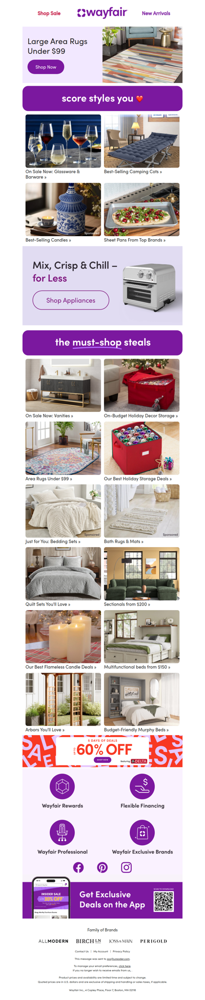 LARGE AREA RUGS are heeere! under $99