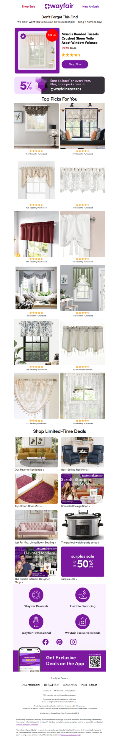 Your valance search is over!