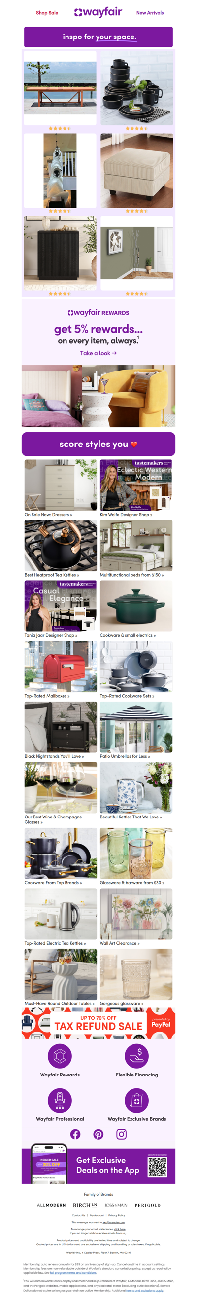 The PATIO TABLES we can barely keep in stock