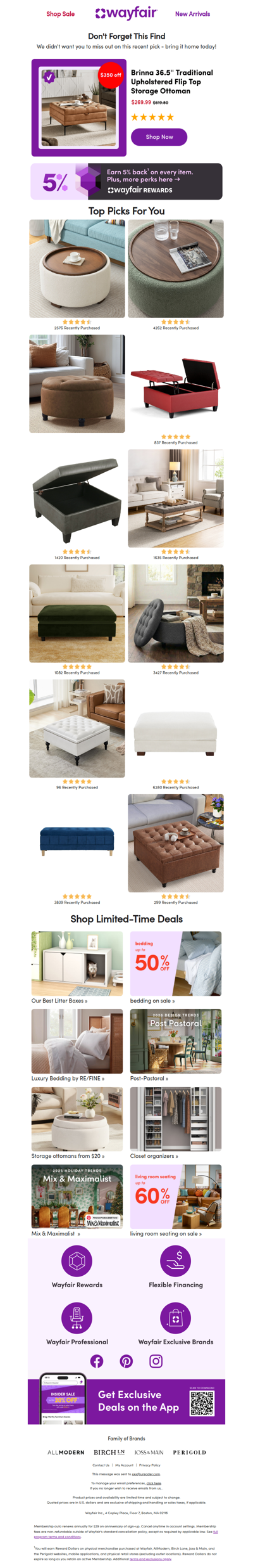 Your ottoman search is over!