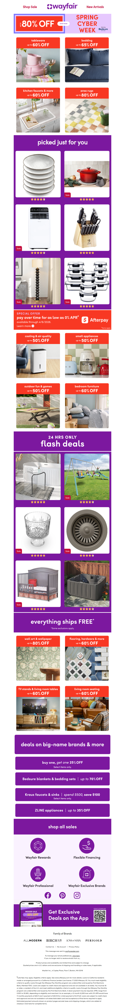 ❗ LESS THAN 24 HOURS ❗ UP TO 80% OFF ❗