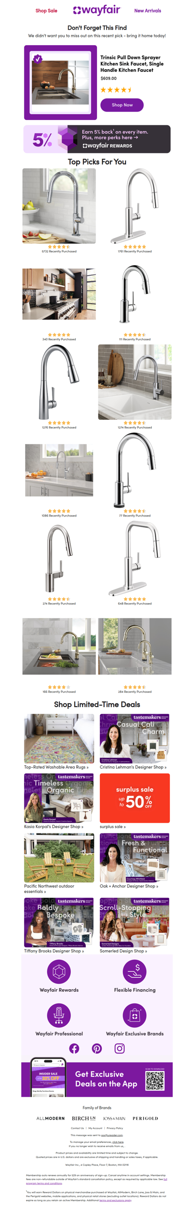 Your kitchen faucet search is over!