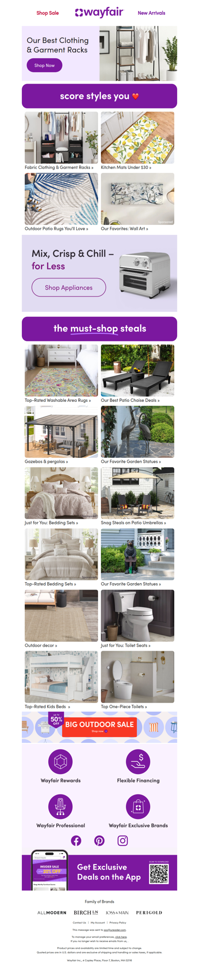 CLOTHING + GARMENT RACKS at a great price.