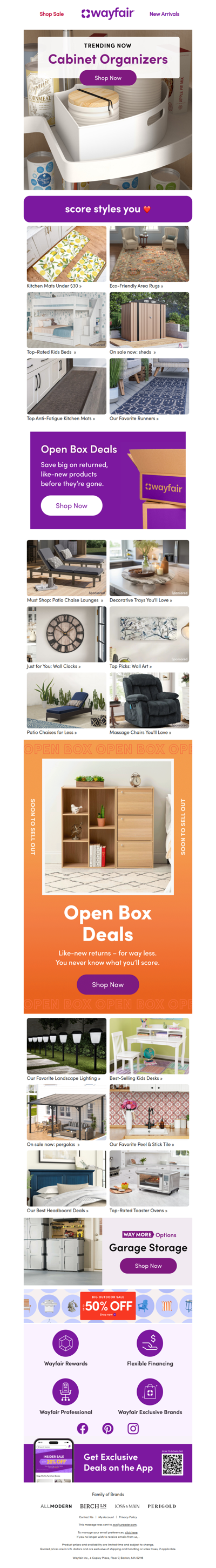 Cabinet organizers (almost gone!)