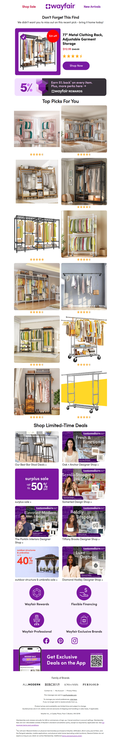 Your clothing & garment racks search is over!