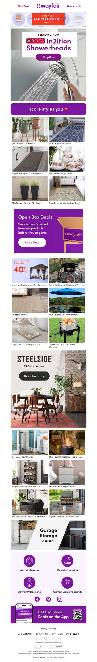 Delta In2ition showerheads